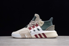 [F33854] M ADIDAS EQT BASK DARK GREEN CLEAR BROWN CLOUD WHITE