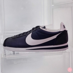 [807472-410] M NIKE CLASSIC CORTEZ NYLON ''OBSIDIAN WHITE''