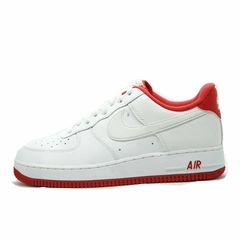 [CD6915-101] K NIKE AIR FORCE 1-1 WHITE UNIVERSITY RED