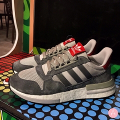 [B42204] M ADIDAS ZX 500 RM GREY WHITE RED