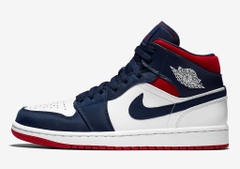 [852542-104] M AIR JORDAN 1 MID SE WHITE/UNIVERSITY RED