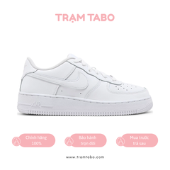 [314192-117] K NIKE AIR FORCE 1 LOW WHITE