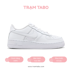 [DH2920-111] K NIKE AIR FORCE 1 LOW ALL WHITE