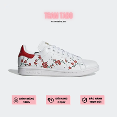 [EG2863] W ADIDAS STAN SMITH FLORAL ATHLETIC WHITE RED