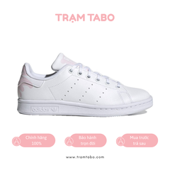 [EG7306] K ADIDAS STAN SMITH WHITE PINK PAINT SMEAR