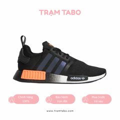 [FW0186] K ADIDAS NMD R1 BLACK SOLAR ORANGE