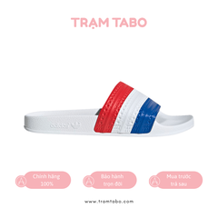 [G55375] M ADIDAS ADILETTE SLIDE RED WHITE BLUE