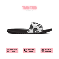 [631261-036] M NIKE BENASSI JDI SWOOSH PRINT (BLACK/WHITE/BLACK)