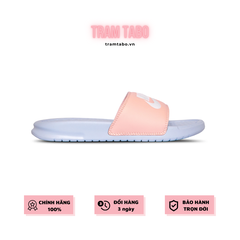 [343881-412] W NIKE BENASSI SLIDE WASHED CORAL HYDROGEN BLUE/WASHED CORAL