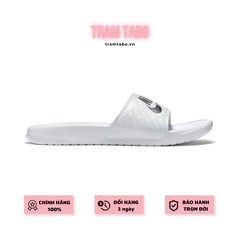 [343881-102] W NIKE BENASSI JDI WHITE SILVER