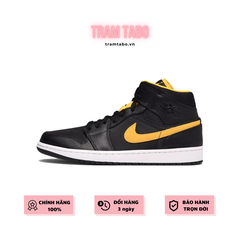 [CI9352-001] M NIKE AIR JORDAN I MID SE BLACK UNIVERSITY GOLD