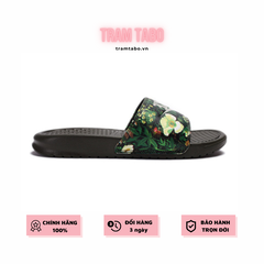 [618919-300] W NIKE BENASSI PRINT GREEN FLORAL