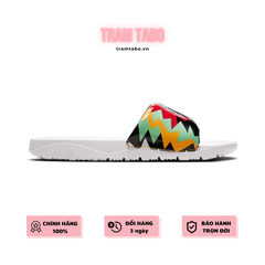 [AR6374-102] M JORDAN BREAK SLIDE WHITE/COURT PURPLE