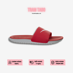 [832646-610] M NIKE KAWA SLIDE RED GREY