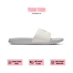 [343881-005] W NIKE BENASSI JDI LIGHT BONE PINK WHITE