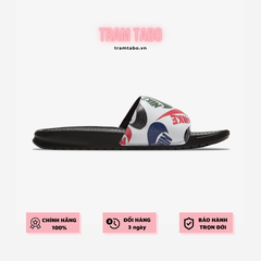[631261-035] M NIKE BENASSI JDI BLACK WHITE MULTI COLOR