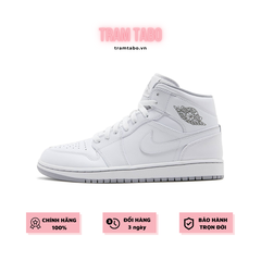 [554725-112] K NIKE AIR JORDAN 1 WHITE GREY