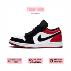 [553560-116] K NIKE AIR JORDAN 1 LOW BLACK TOE