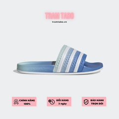 [EE6187] W ADIDAS ADILETTE BLUE WHITE