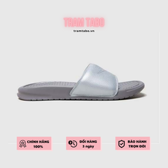 [AO4642-001] W NIKE BENASSI JDI PRINT GREY METALLIC SILVER