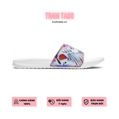 [618919-113] W NIKE BENASSI JDI PRINT WHITE MULTICOLOR FLORAL