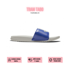 [631261-038] M NIKE BENASSI JDI PRINT 'LIGHT BONE/BLUE FURY'