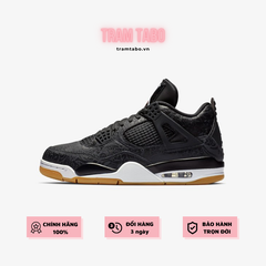 [CI1184-001] M NIKE AIR JORDAN 4 BLACK LASER