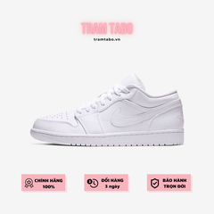 [553560-126] K AIR JORDAN 1 LOW TRIPLE WHITE