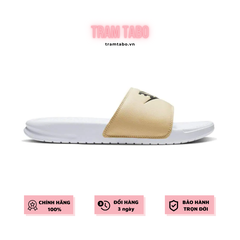 [343880-108] M NIKE BENASSI JDI WHITE BLACK TEAMGOLD