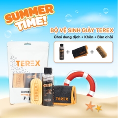 COMBO TEREX: BỘ VỆ SINH GIÀY ( tặng 5 wipes )