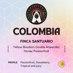 Cà phê túi lọc Colombia Finca Santuario  - DA Honey Passionfruit 10 gói/ hộp (HẾT HÀNG-SOLD OUT)