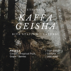 Cà phê túi lọc Kaffa Geisha - Natural 10 gói/ hộp (HẾT HÀNG-SOLD OUT)