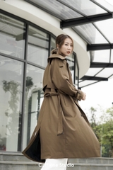 Long Trench Coat - Brown