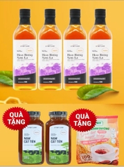 4 Chai mật ong hoa rừng Sơn La 730gr