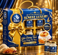 SCNEST LUXURY - YẾN SÀO ĐÔNG TRÙNG HẠ THẢO 1500MG YẾN TINH CHẾ