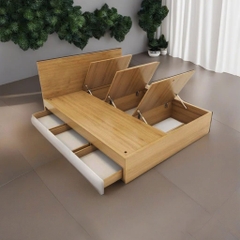 Giường gỗ GG05 6 ngăn tủ
