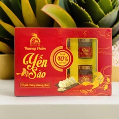 Yến Sào Đường Phèn Nguyên Chất 40% EVERNEST PLUS (Hộp 6 lọ)