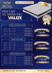 WEAN_NỆM CAO SU NHÂN TẠO VALIZE 2026