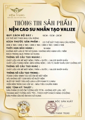 WEAN_NỆM CAO SU NHÂN TẠO VALIZE 2026