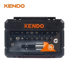 Bộ mũi vít nhiều màu kèm đầu nối bằng thép S2 32 chi tiết Kendo 32203235