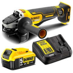 Máy mài pin Dewalt DCG406P1 đĩa 100mm công tắc bóp 20V