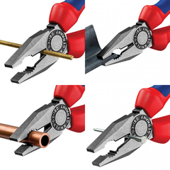 Kìm điện đa năng lưỡi cắt HRC 60 dài 180mm Knipex 03 02 180