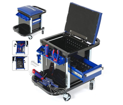 Tủ đồ nghề có ghế  136 chi tiết Workpro W009039