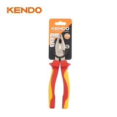 Kìm cách điện 1000V VDE bằng thép Cr-V kích thước 200mm Kendo 11003