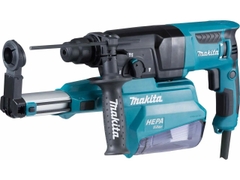 Máy khoan bê tông kèm phụ kiện hút bụi 26mm Makita HR2650