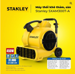 Máy thổi khô thảm, sàn Stanley SXAM3007-A