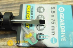 Tua vít Ratchet đầu dẹp size 5.5x75mm Geardrive GDS66220