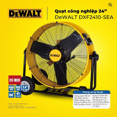 Quạt Công nghiệp Dewalt 24″ DXF2410-SEA