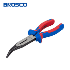 Kìm nhọn mũi cong công nghiệp bằng thép Cr-V 8inch 200mm Brosco B50091