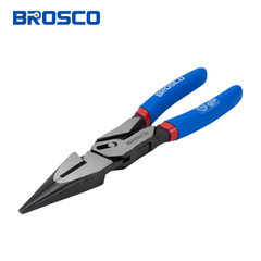 Kìm nhọn trợ lực bằng thép Cr-V  8inch 200mm Brosco B50125